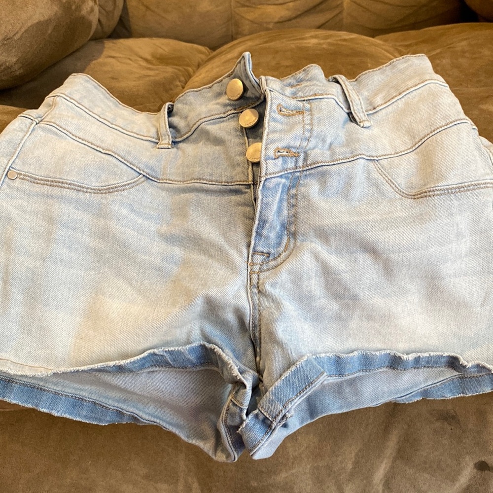 Denim shorts
